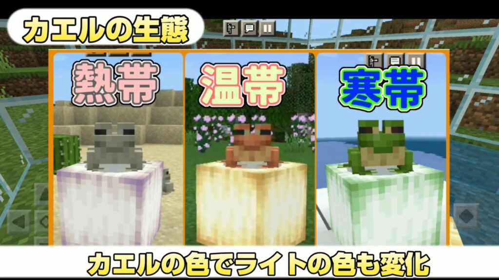 マイクラ,やっていく,おたまじゃくし,カエル,1.19