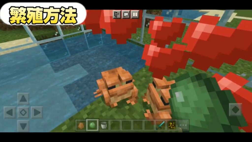 マイクラ,やっていく,おたまじゃくし,カエル,1.19