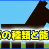 馬の種類と能力
